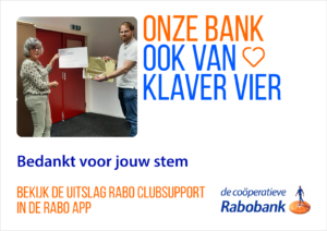 Rabo cheque ontvangen